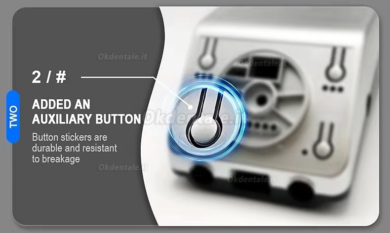 Micromotore laboratorio odontotecnico GONGYU G500 con manipolo da 50000 giri/min e pedale di controllo